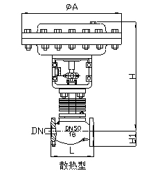 ZJHM精小型氣動(dòng)薄膜套筒調(diào)節(jié)閥結(jié)構(gòu)圖